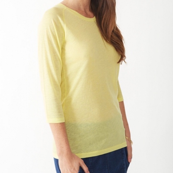 NWT Alternative Eco Gauze Baseball Tee - Picture 3 of 7